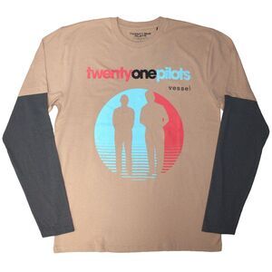 Twenty One Pilots Unisex Adult Layered Long-Sleeved T-Shirt / Gray
